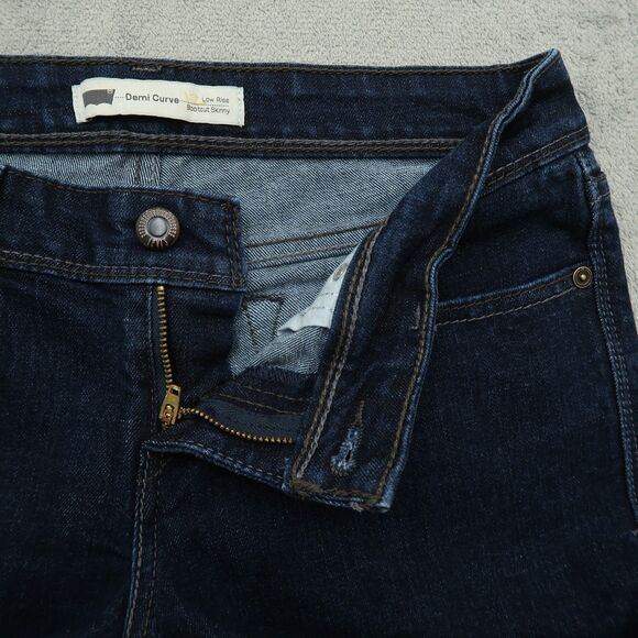 Levi's Jeans Women's Size 28 Low-Rise Demi Curve Bootcut Skinny 29.5" Inseam - Picture 4 of 16